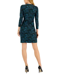 Anne Klein Nomad Printed Faux-Wrap Dress -Sanctuary Shop 22836888 fpx