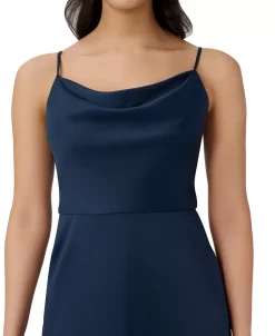 Adrianna Papell Women's Cowl-Neck Fit & Flare Dress -Sanctuary Shop 22866108 fpx
