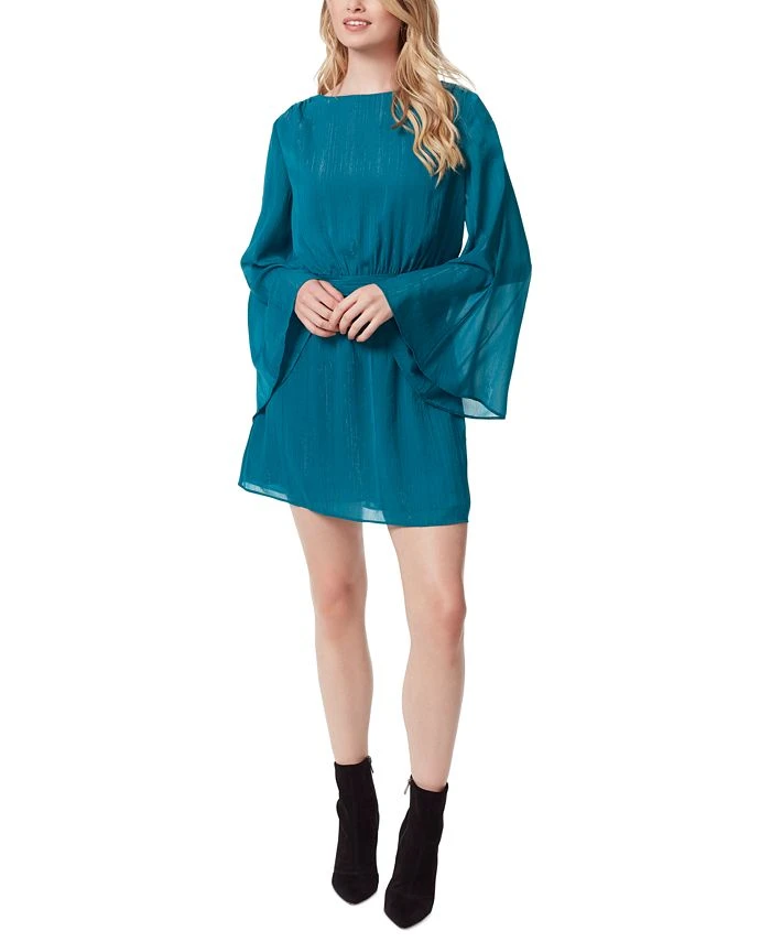 Jessica Simpson Women's Amella Slit-Sleeve Boat-Neck Dress 1 Jessica Simpson Women's Amella Slit-Sleeve Boat-Neck Dress