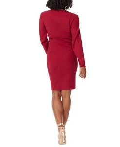 Sam Edelman Women's Allie Ribbed Two-For-One Topper Dress 12 Sam Edelman Women's Allie Ribbed Two-For-One Topper Dress -Sanctuary Shop 22980163 fpx