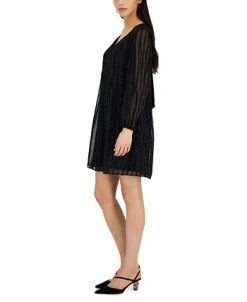 INC International Concepts Women's Long-Sleeve Shift Dress, Created For Macy's 7 INC International Concepts Women's Long-Sleeve Shift Dress, Created For Macy's -Sanctuary Shop 22980399 fpx