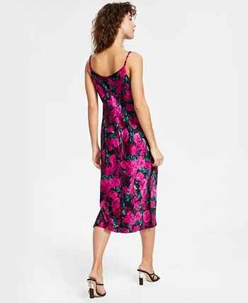 Bar III Women's Printed Sleeveless Midi Slip Dress, Created For Macy's 2 Bar III Women's Printed Sleeveless Midi Slip Dress, Created For Macy's - Image 2