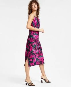 Bar III Women's Printed Sleeveless Midi Slip Dress, Created For Macy's 7 Bar III Women's Printed Sleeveless Midi Slip Dress, Created For Macy's -Sanctuary Shop 23009882 fpx