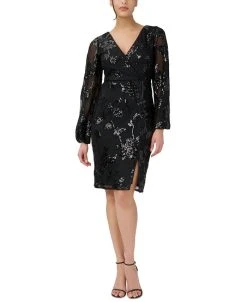 Adrianna Papell Women's Sequined Sheath Dress