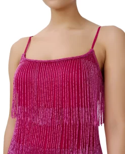 Adrianna Papell Women's Beaded Fringe Shift Dress 16 Adrianna Papell Women's Beaded Fringe Shift Dress -Sanctuary Shop 23034328 fpx