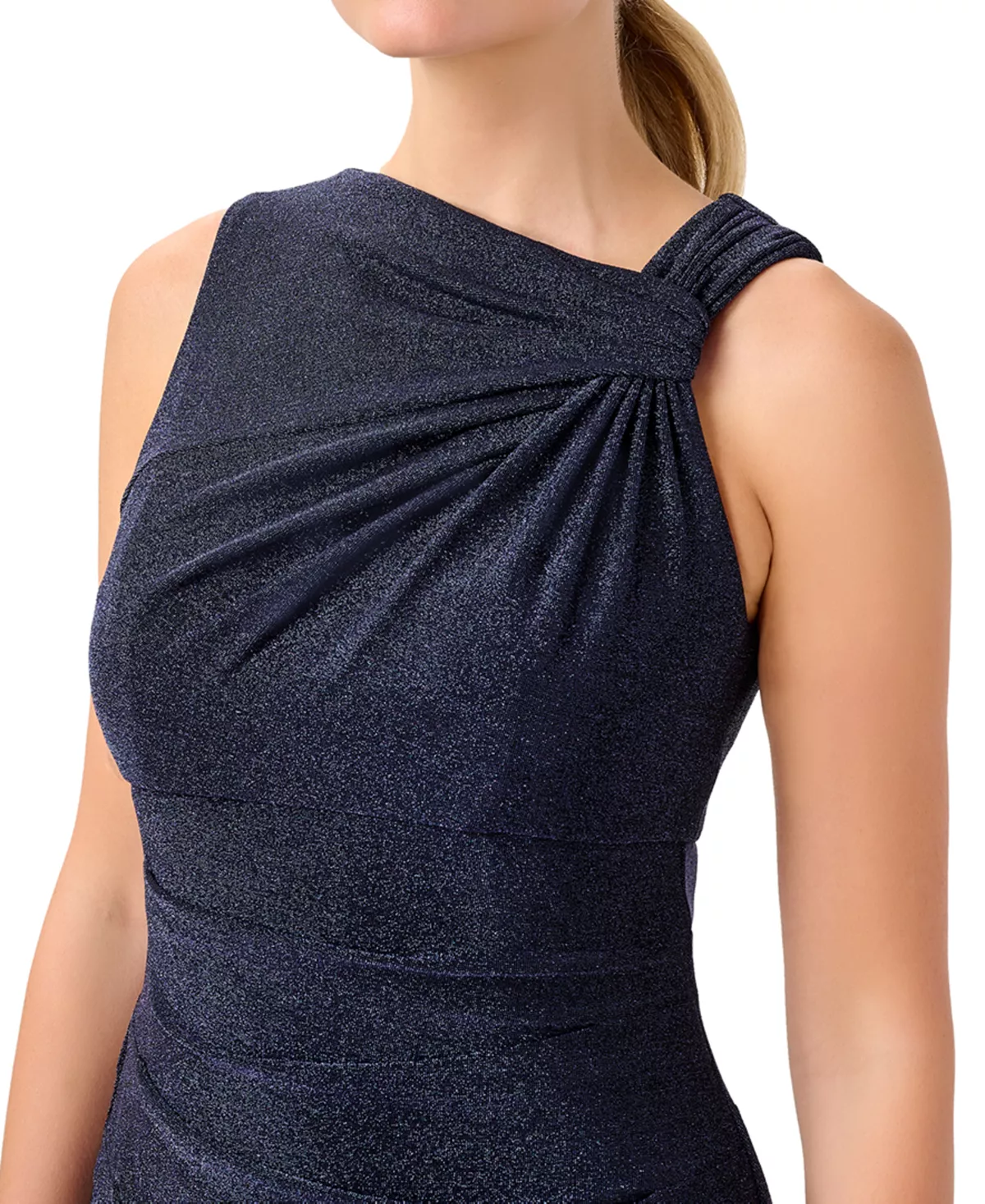 Adrianna Papell Women's Metallic Ruched Sheath Dress 3 Adrianna Papell Women's Metallic Ruched Sheath Dress - Image 3