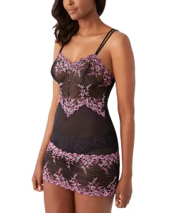 Wacoal Embrace Lace Sheer Chemise Lingerie Nightgown 814191 -Sanctuary Shop 23058029 fpx