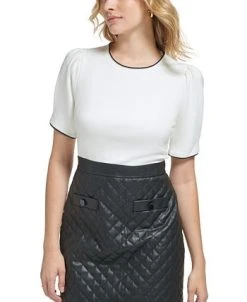 Karl Lagerfeld Paris Women's Mixed-Media Sheath Dress -Sanctuary Shop 23100625 fpx