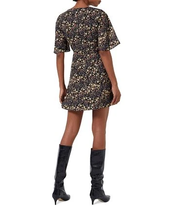 French Connection Women's Hallie Verona Floral-Print Cutout Mini Dress 2 French Connection Women's Hallie Verona Floral-Print Cutout Mini Dress - Image 2