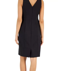 Anne Klein Women's Compression V-Neck Sheath Dress -Sanctuary Shop 23151138 fpx