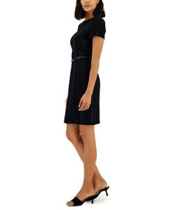 Alfani Women's Short-Sleeve Belted Dress, Created For Macy's 7 Alfani Women's Short-Sleeve Belted Dress, Created For Macy's -Sanctuary Shop 23247451 fpx