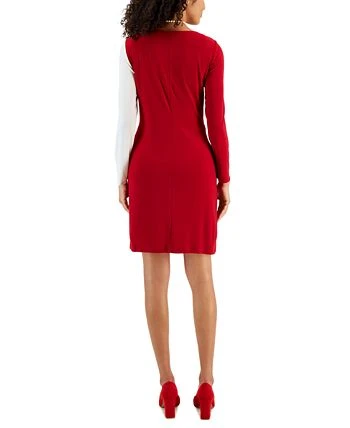 Kasper Women's Quinn Colorblocked Boat-Neck Dress 2 Kasper Women's Quinn Colorblocked Boat-Neck Dress - Image 2