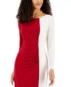 Kasper Women's Quinn Colorblocked Boat-Neck Dress 10 Kasper Women's Quinn Colorblocked Boat-Neck Dress -Sanctuary Shop 23252888 fpx