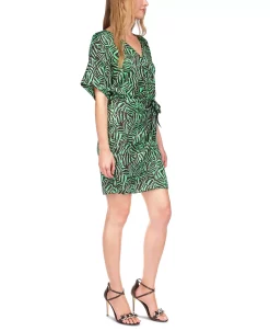 Michael Kors Women's Zebra-Print Tie Dress -Sanctuary Shop 23262054 fpx