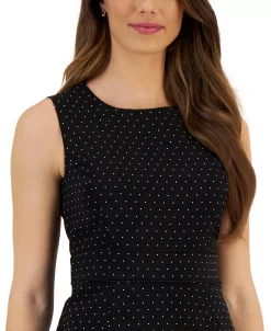 Kasper Crepe Dot Print Sheath Dress -Sanctuary Shop 23315284 fpx