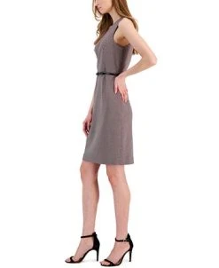 Kasper Women's Link-Print V-Neck Sheath Dress -Sanctuary Shop 23315291 fpx