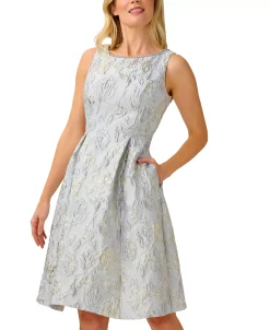Adrianna Papell Women's Jacquard Embellished Dress -Sanctuary Shop 23334433 fpx