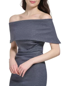 Vince Camuto Women's Off-The-Shoulder Collared Dress -Sanctuary Shop 23337176 fpx