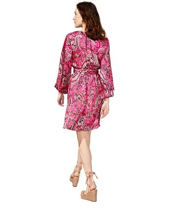 INC International Concepts Women's Paisley V-Neck Dress, Created For Macy's 2 INC International Concepts Women's Paisley V-Neck Dress, Created For Macy's - Image 2