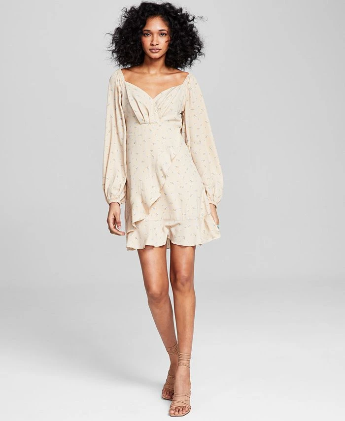 And Now This Women's Ruffled Pleated-Bust A-Line Dress 1 And Now This Women's Ruffled Pleated-Bust A-Line Dress