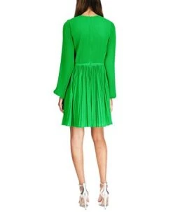 Michael Kors Women's Keyhole Pleated Mini Dress 7 Michael Kors Women's Keyhole Pleated Mini Dress -Sanctuary Shop 23524033 fpx