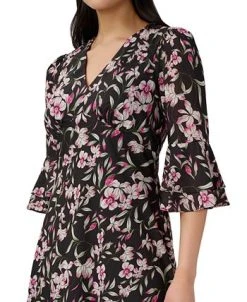 Adrianna Papell Floral-Print Fit & Flare Dress -Sanctuary Shop 23531234 fpx