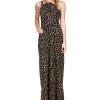 Michael Kors Women's Printed Necklace Maxi Dress