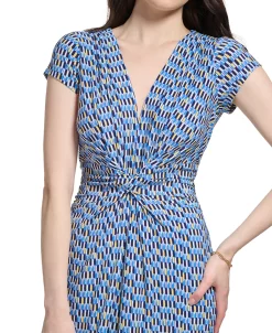 Vince Camuto Women's Printed Twist-Front Cap-Sleeve Jumpsuit 8 Vince Camuto Women's Printed Twist-Front Cap-Sleeve Jumpsuit -Sanctuary Shop 23567966 fpx