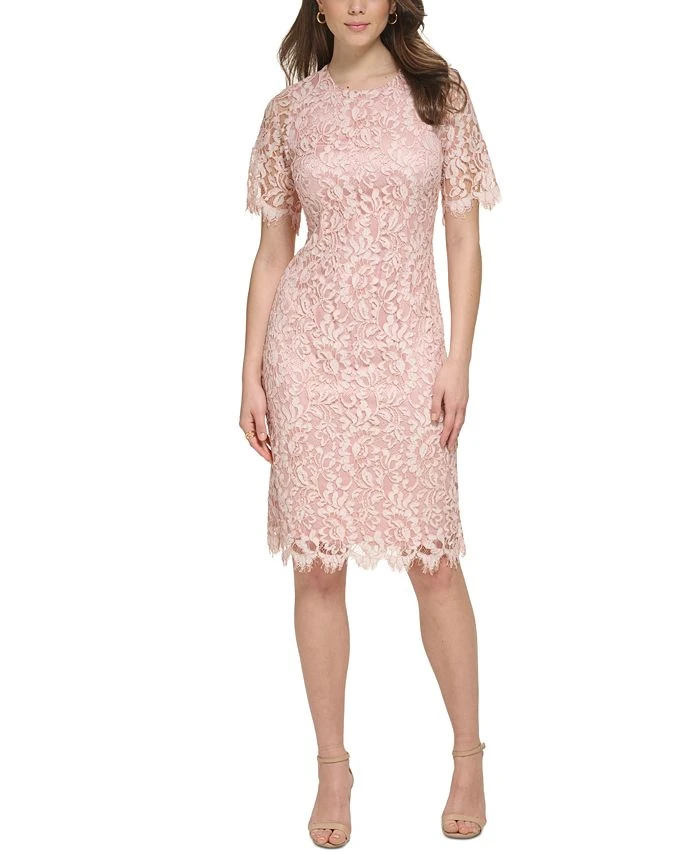 Vince Camuto Women's Lace Cutout-Back Bodycon Dress 1 Vince Camuto Women's Lace Cutout-Back Bodycon Dress