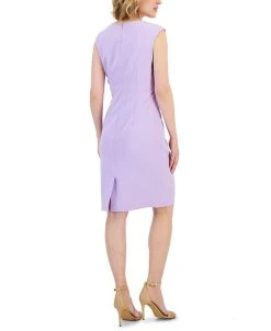 Kasper Notched-Neck Sheath Dress -Sanctuary Shop 23568438 fpx