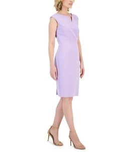 Kasper Notched-Neck Sheath Dress -Sanctuary Shop 23568440 fpx