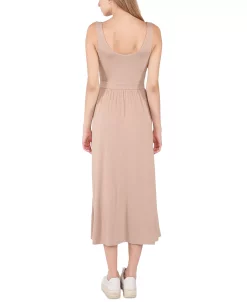 Black Tape Women's Banded-Waist Knit Sleeveless Midi Dress -Sanctuary Shop 23624927 fpx