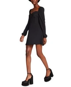 Steve Madden Women's Nicole Smocked-Back Bustier Mini Dress 8 Steve Madden Women's Nicole Smocked-Back Bustier Mini Dress -Sanctuary Shop 23642096 fpx