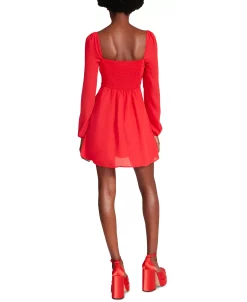 Steve Madden Women's Nicole Smocked-Back Bustier Mini Dress 11 Steve Madden Women's Nicole Smocked-Back Bustier Mini Dress -Sanctuary Shop 23642101 fpx