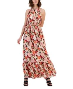 INC International Concepts Women's Halter Maxi Dress, Created For Macy's