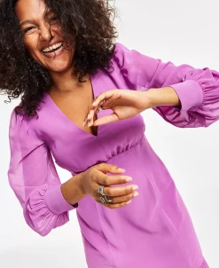 Bar III Women's V-Neck Slit Maxi Dress, Created For Macy's -Sanctuary Shop 23672541 fpx