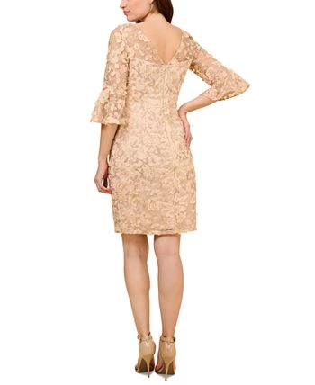 Adrianna Papell Women's Embroidered Elbow-Sleeve Cocktail Dress 2 Adrianna Papell Women's Embroidered Elbow-Sleeve Cocktail Dress - Image 2