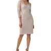 Adrianna Papell Women's Beaded V-Neck Cocktail Dress