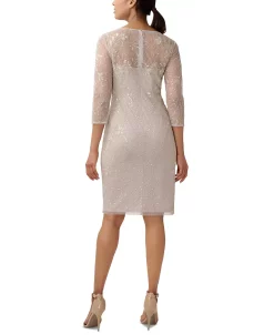 Adrianna Papell Women's Beaded V-Neck Cocktail Dress 6 Adrianna Papell Women's Beaded V-Neck Cocktail Dress -Sanctuary Shop 23685195 fpx