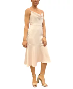 Sam Edelman Women's Cowlneck Sleeveless Satin Midi Dress -Sanctuary Shop 23706191 fpx