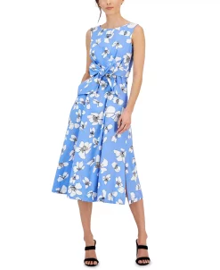 Anne Klein Women's Floral-Print Fit & Flare Midi Dress 10 Anne Klein Women's Floral-Print Fit & Flare Midi Dress -Sanctuary Shop 23719947 fpx