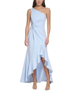 Vince Camuto Women's One-Shoulder Side-Twist Gown