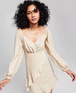 And Now This Women's Ruffled Pleated-Bust A-Line Dress 9 And Now This Women's Ruffled Pleated-Bust A-Line Dress -Sanctuary Shop 23733321 fpx