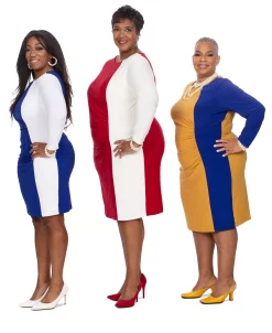 Kasper Women's Quinn Colorblocked Boat-Neck Dress 11 Kasper Women's Quinn Colorblocked Boat-Neck Dress -Sanctuary Shop 23746525 fpx