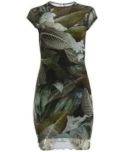 Guess Women's Eco Aida Mesh Short Sleeve Dress -Sanctuary Shop 23806512 fpx